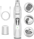Pet Nail Grinder with LED Light & 2 Grinding Heads, 2-Speed Low Noise | More Powerful Dog Nail Grinder, Pet Nail Trimmer File, Painless Paw Claw Care, Quiet Toenail Grooming Tool for L/M/S Dog Cat